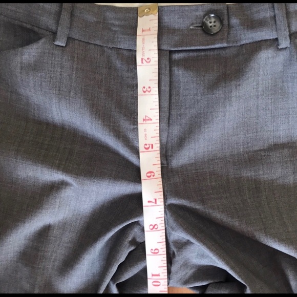 Theory Wool Grey Pants - Size 4 - Picture 5 of 7